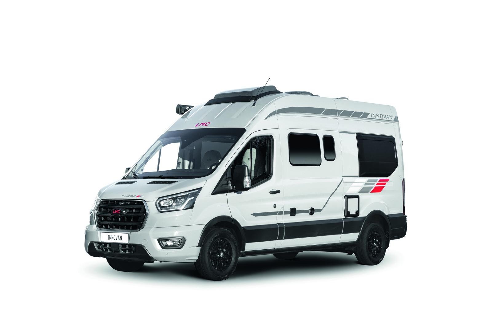 LMC Innovan 590 Kastenwagen in Weiß in der Außenansicht von schräg vorne